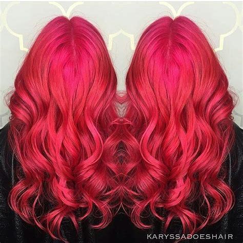 Rainbow Hair Ideas For Valentines Day Valentine Hair Hair Color
