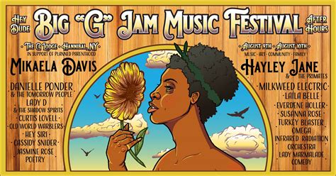 live streaming at big g jam music festival hayley jane mikaela davis and more rochester