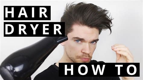 Men with curly hair have a head start when it comes to versatility! How To Use A Hair Dryer | Men's Hair - YouTube