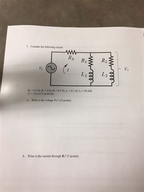 Solved Consider The Following Circuit R S 0 5 Ohm R 1 Chegg Com
