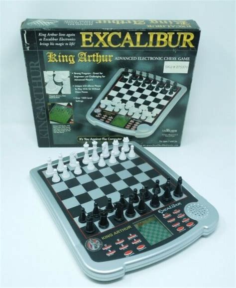 Excalibur King Arthur Advanced Electronic Chess Game Board Only For
