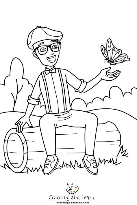 Blippi Coloring Pages Free 2024 Coloring And Learn