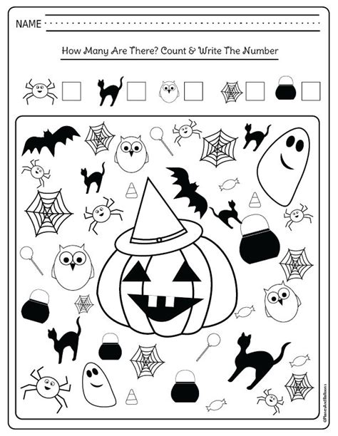 Free Printable Halloween Worksheets For Kindergarten These Are Perfect