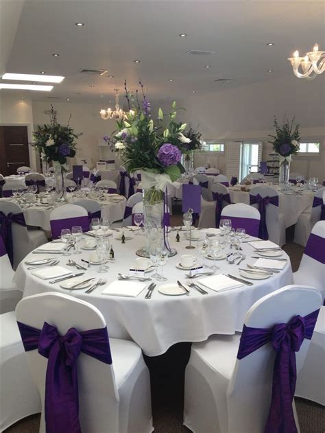 Purple Wedding Reception