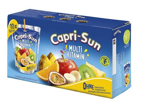 Weitere ideen zu capri sonne, capri, upcycling. Capri Sonne Multivitamin 10 x 200 ml | NěmeckýEshop.cz
