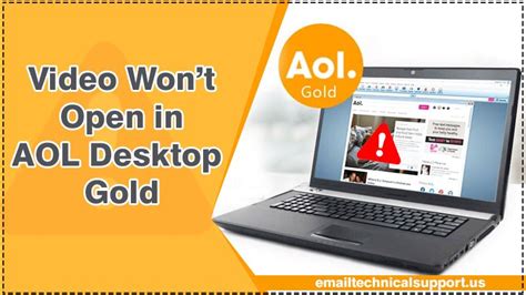 Fix Video Wont Open In Aol Desktop Gold 866 237 5619