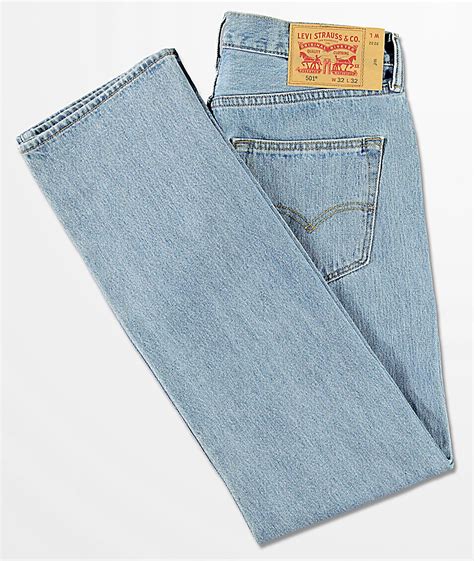 Levis 501 Light Stone Wash Original Fit Jeans Zumiez