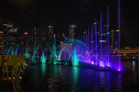 Spectra Light And Water Show Marina Bay Sands Singapore Chiew Loo