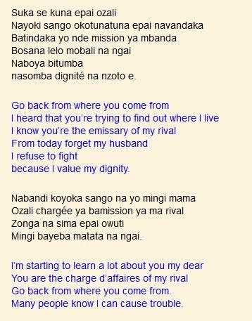 Hood over your head, keep your eyes down. Faux Pas by Mbilia Bel (Lyrics and Translation) | Kenya ...