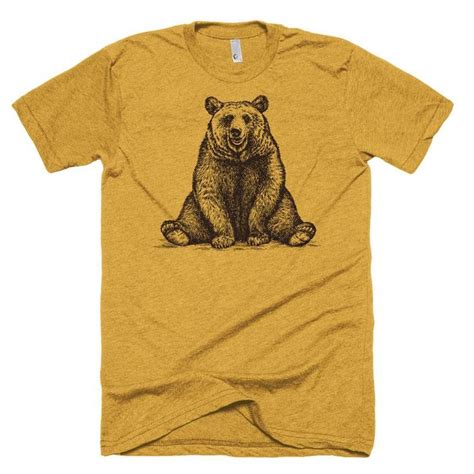 Brown Bear T Shirt Bear Tee Shirt Grizzly Bear Tee Unisex