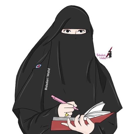 Gambar lukisan kartun hitam putih keren bestkartun. 27+ Gambar Lukisan Kartun Muslimah - Gambar Kartun Mu