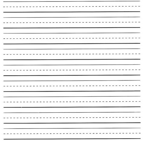 Best Free Printable Lined Paper For Kindergarten Russell