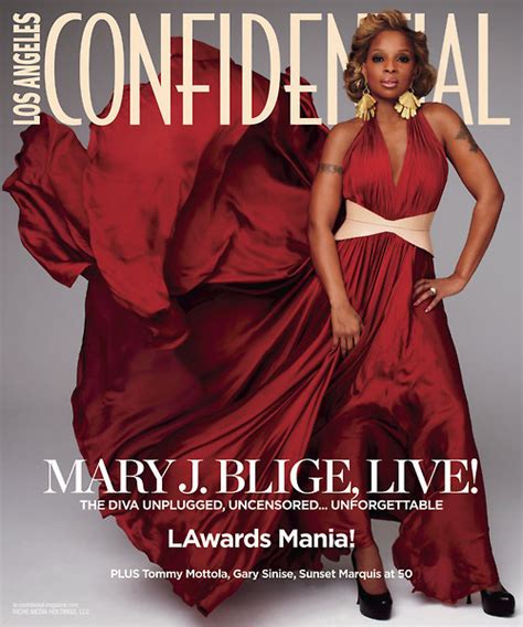 Mary J Blige Covers La Confidential Magazine Hiphop N More