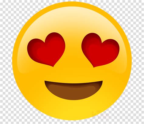 Download Transparent Emoji Love Face Png Clipart Emoji Emoticon Smiley