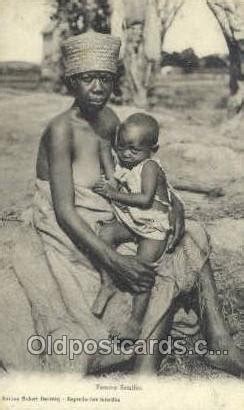 Eritrea African Nude Unused Topics Risque Women Other Postcard