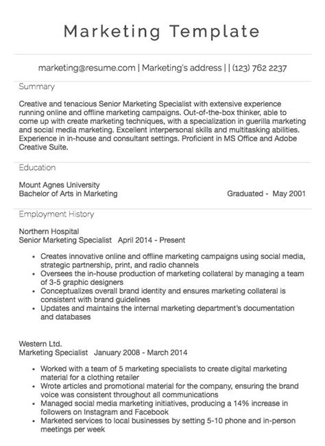 Check spelling or type a new query. Marketing Manager Resume Example | Resume.com
