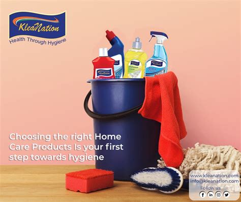 Choosing The Right Home Care Products Is Your First Step Towards