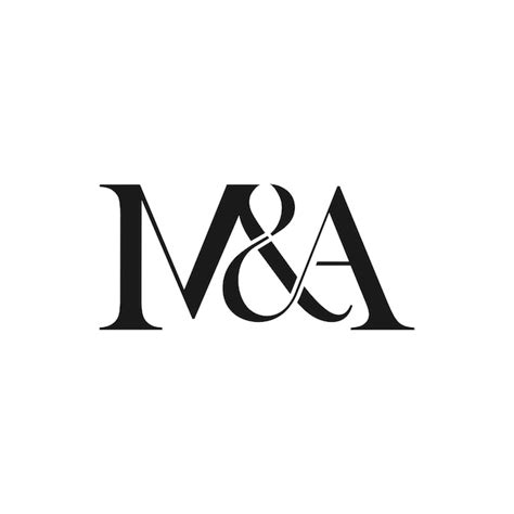 Premium Vector M And A Logo Design