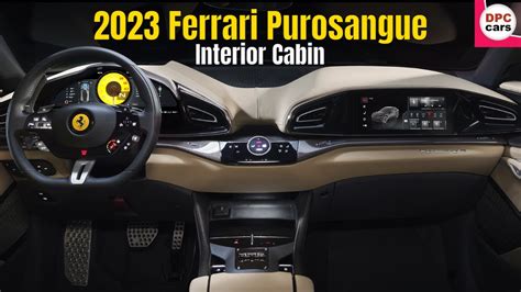 2023 Ferrari Purosangue Super Suv Interior Cabin