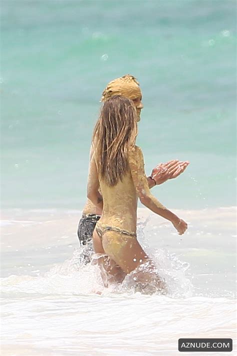 Niamh Adkins Topless Slim Figure On The Beach In Tulum Mexico Aznude