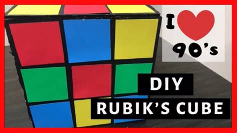 Diy Rubiks Cube Decor Youtube