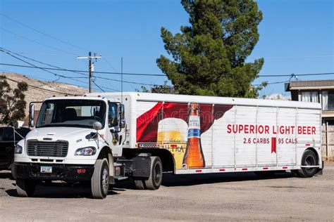 Michelob Ultra Delivery Truck Editorial Image Image Of Brand Beer