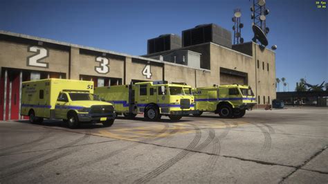 Lax Airport Fire Department Paintjob Pack Gta5