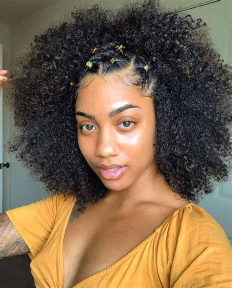 Gorgeous Simple Ways To Style Natural Hair At Home For Short Hair