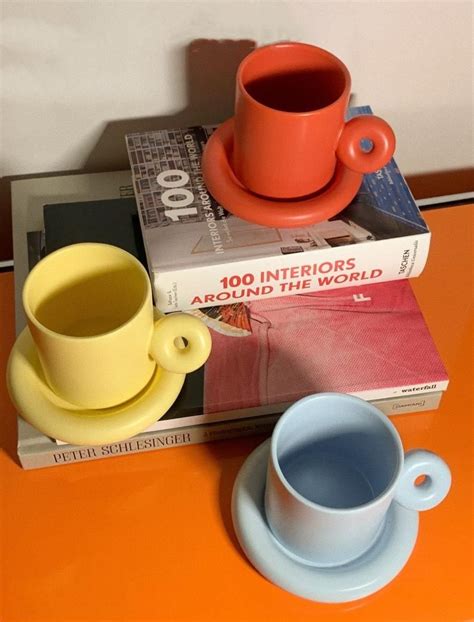 ceramic mug with plate coffee mug fat mug tea cups etsy ceramic cafe ceramic coffee cups