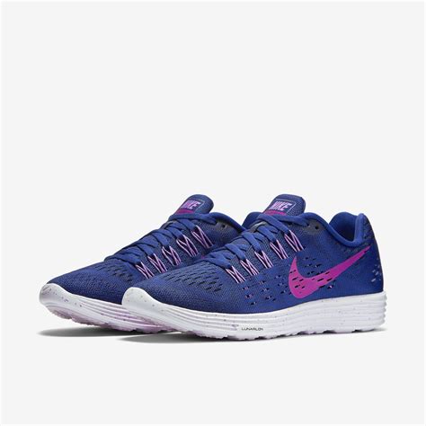 Nike Womens Lunartempo Running Shoes Deep Royal Bluefuchsia