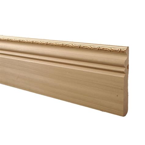 Wood Baseboard Moulding 6in High X 1116in Proj Adm272 Pop Outwater