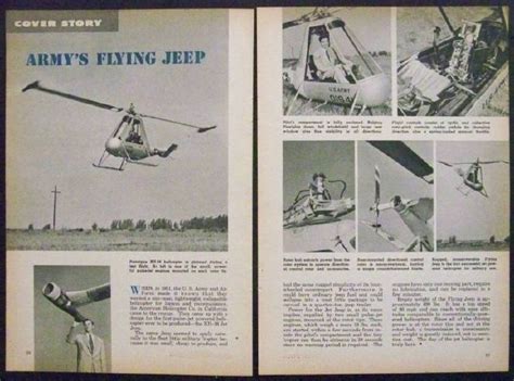 Xh 26 Jet Jeep 1954 Experimental Pulse Jet Powered Helicopter Ebay