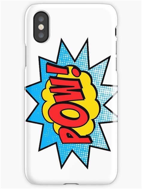 Pow Iphone Cases And Covers By Bigal3d Redbubble Iphone Case
