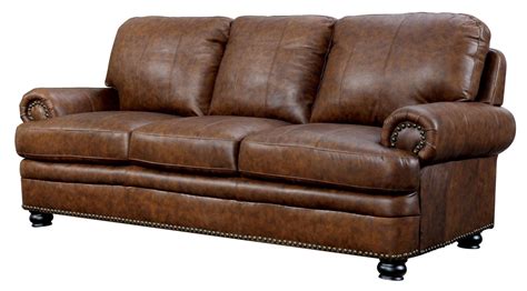 Rheinhardt Dark Brown Sofa From Furniture Of America Cm6318 Sf
