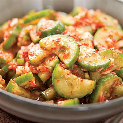 Cook and stir until zucchini is just tender. Quick Cucumber Kimchi Recipe - EatingWell