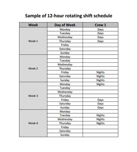 Printable blank calendar january 2021. FREE 13+ Sample Shift Schedules in PDF | Excel