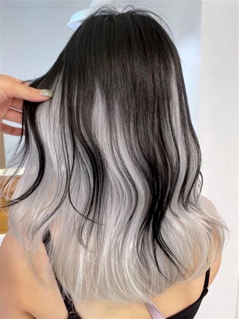 45 Korean Secret Two Tone Hair Color Ideas Hidden Hair Color