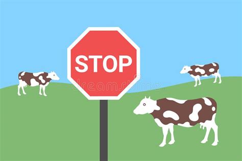 Cow Cattle Livestock And Beef Meat Is Forbidden Banned And Avoided