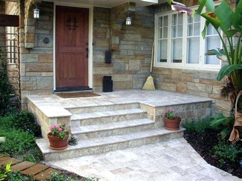 Image Result For Front Stairs Designs With Landings Front Porch Stone