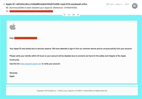 Report Scam Email Apple Community