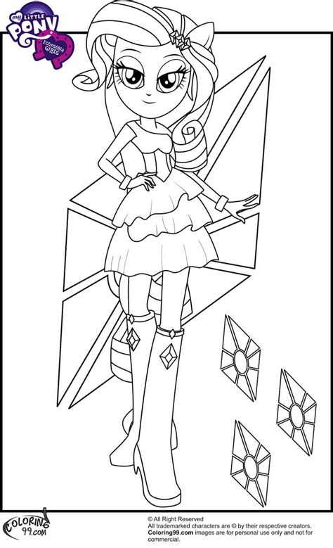 Dengan diarahkan agar bisa mewarnai dengan warna yang sesuai dan di ajarai untuk belajar rajin dalam mewarnai sebuah gambar. 15 Printable My Little Pony Equestria Girls Coloring Pages