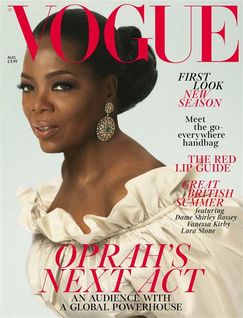 Oprah Winfrey Is Stunning On The Cover Of British Vogue 2018 Issue Bellanaija