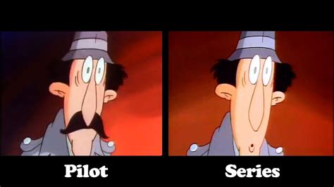 Inspector Gadget Side By Side Comparison Pilot Vs Series Intro Youtube