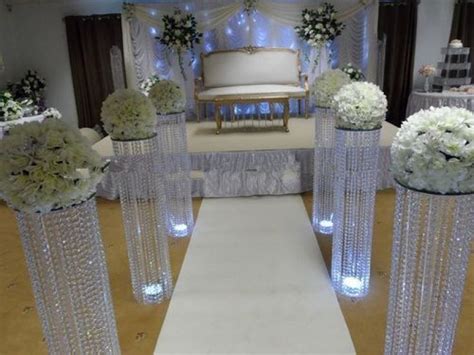 Image Result For How To Make Lighted Wedding Columns Homemade Wedding