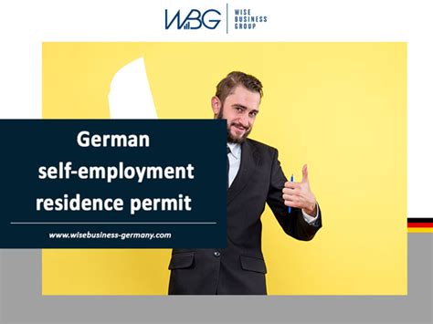 German Self Employment Residence Permit Wise Business Group