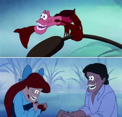 what happens when you swap faces of classic disney cartoon characters…