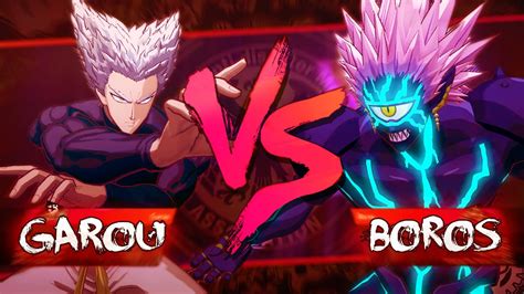 Garou Vs Boros In One Punch Man A Hero Nobody Knows A Game Not The