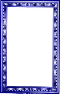 Clipart - Solid Frame - Blue | Frame, Scrapbook frames, Frame clipart