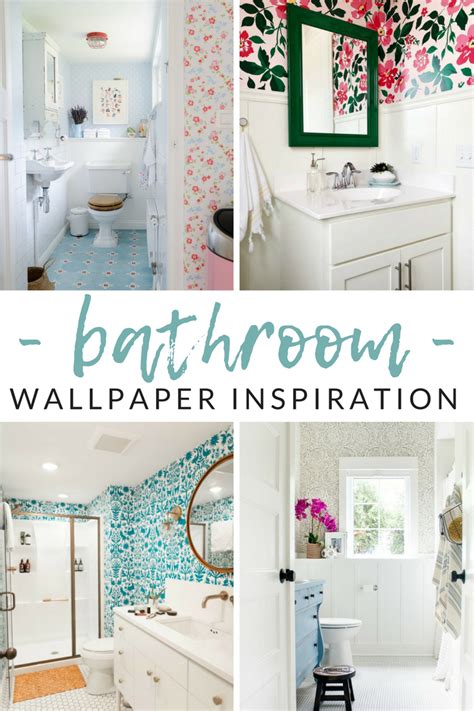 Main bathrooms often come with their own set of distinct design considerations, particularly if they're located inside or adjacent to the main bedroom. WOW-Worthy Bathroom Wallpaper Ideas - The Crazy Craft Lady