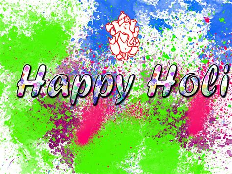 Colorful Happy Holi Wishing Image